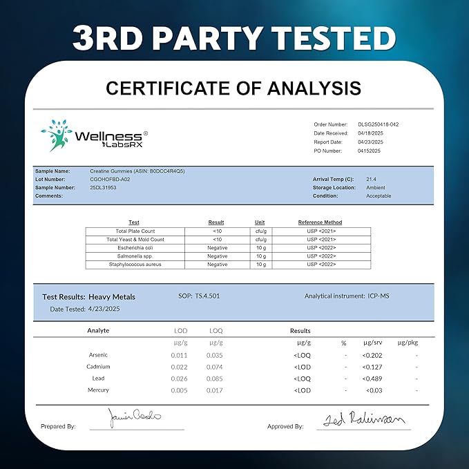 Creatine Gummies 5000mg, 30 Servings Creatine Monohydrate Gummies - Third-Party Tested Creatine for Women, Strawberry Flavor Creatine for Men, Muscle Growth, Strength, and Recovery - Pack of 1