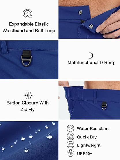 NORTHYARD Men's Cargo Hiking Shorts 9" Lightweight Outdoor Tactical Work Camping Sport Golf Casual Travel Fishing Multipocket