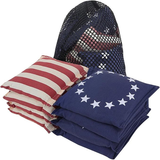 GSE Games & Sports Expert Set of 8 Premium Weather Resistant Cornhole Bags. Regulation Size and