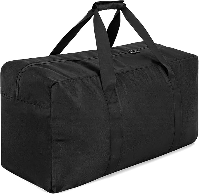 100L Large Travel Duffle Bag, Gear Bag for Men and Women, Storage Bag Ideal for Overnight Camping and Weekend Getaways