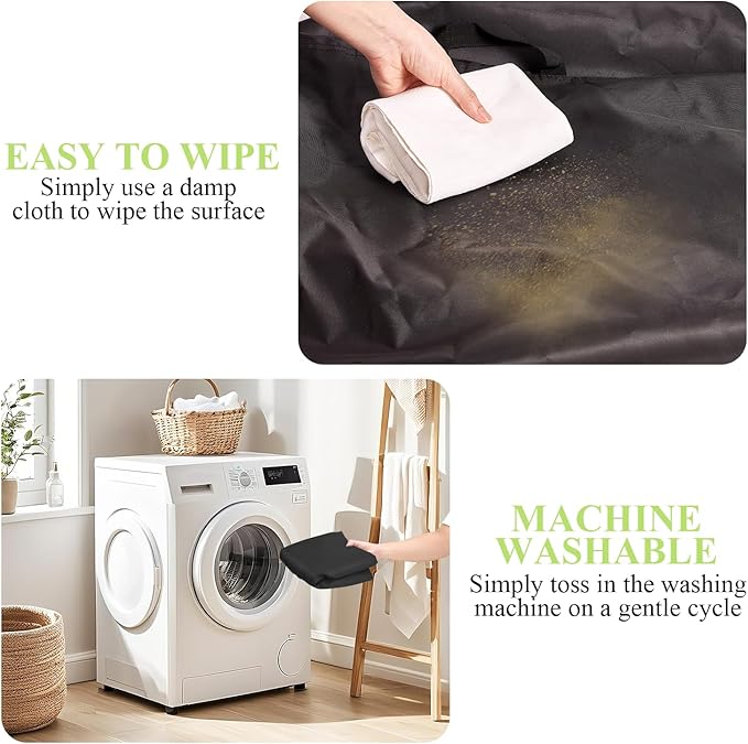 Squat Rack Cover with Waterproof Zipper, Protective Cover for Power Cage/Weight Lifting Rack/Weight Cage/Power Racks for Home Gym Equipment Storage-Indoor & Outdoor Use, 64" x 68" x 82.5"