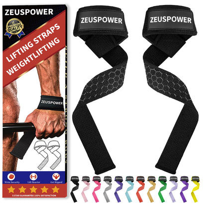 Lifting Straps Wrist Straps for Weightlifting Gym Straps Weight Lifting Deadlift Workout Women Men