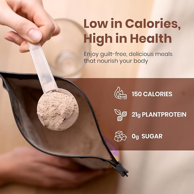 UpNourish Chocolate Vegan Protein Powder 54 Superfoods Powder,1.5 Billion CFU Probiotics 21g Plant Based Protein,No Sugar No Dairy No GMO Dairy Free,Meal Replacement Shake Keto-Friendly Low-Carb Diet,15 Servings