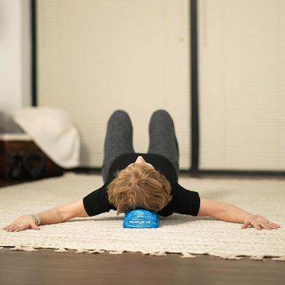 OPTP PRO-Roller Soft Density Foam Roller ??Low Density Soft Foam Roller for Physical Therapy, Pilates, Yoga Foam Roll Exercises, and Muscle Recovery - Blue 36" x 6" x 3" Half-Round