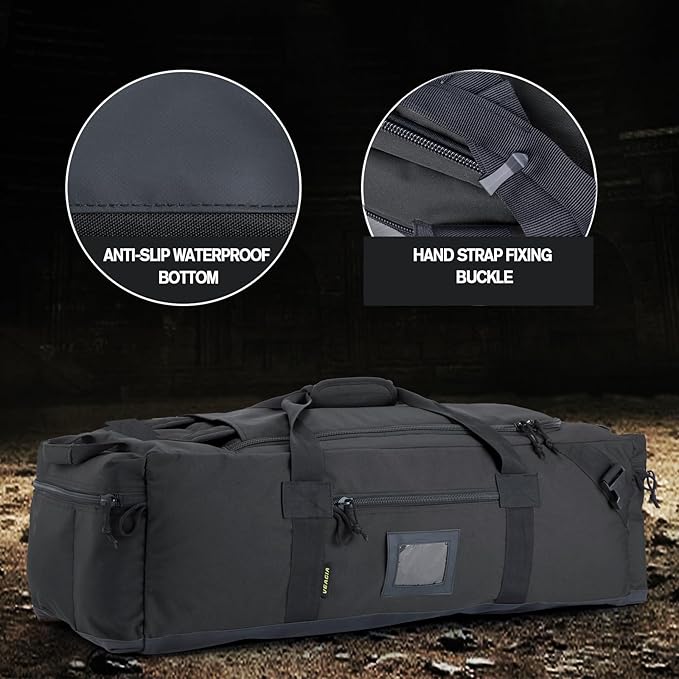 86l Large Duffel Bag For Travel, Gym & Sports - Water Repellent Polyester, Hidden Straps, Shoe Compartment - Perfect Luggage Duffle Bag Or Backpack For Men & Women