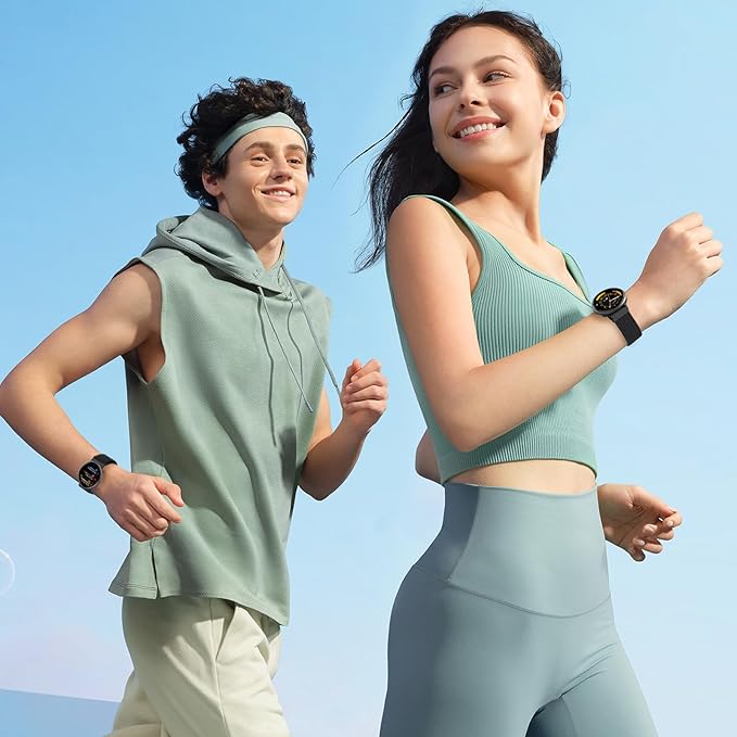 FINTIE Magnetic Braided Band Compatible with Garmin Vivoactive 5/6/Vivoactive 3, Garmin Venu/Venu Sq/Sq 2/Forerunner 55/165/645/245 Music, 20mm Stretchy Nylon Elastic Sport Strap, Black