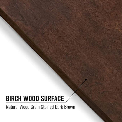 GoSports 4'x2' Regulation Size Wooden Cornhole Boards Set with Dark Brown Varnish | Includes Carrying Case and Bean Bags (Choose Your Colors) Over 100 Color Combinations