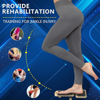 Ankle Foot Strengthener Exerciser Balance Board for Sprained Ankle,Foot Balance Stability Training,Plantar Fasciitis with Instruction & Video