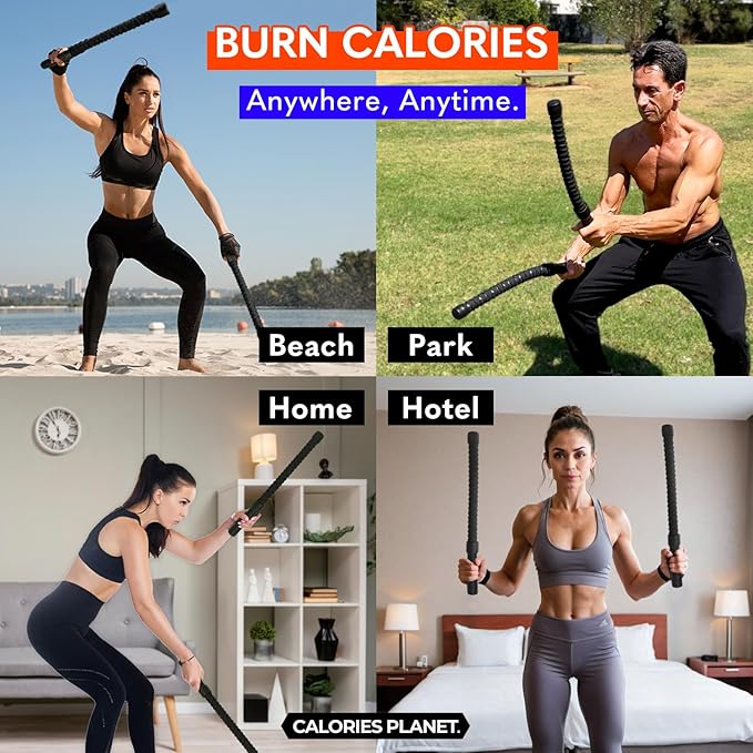 X1 Ropeless Battle Rope for Home Gym, HIIT Workouts, Low-Impact Cardio Training