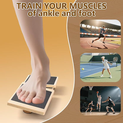 Ankle Balance Board for Sprained Ankle Recovery,Plantar Fasciitis Relief,Posture Corrector,Physical Therapy Tools