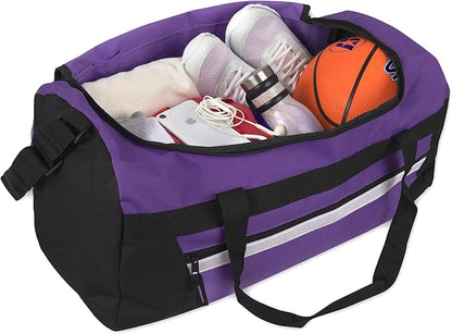 40 Liter, 22 Inch Reflective Duffle Bag with Shoulder Strap for Men, Women, Travel