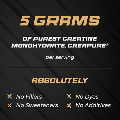 Sandhu's Creapure German Creatine Monohydrate Powder Supplements for Men & Women, Unflavored, 60 Servings (Pack of 1), 10.58 Oz, Sport Supplement Supports Lean Muscle Building