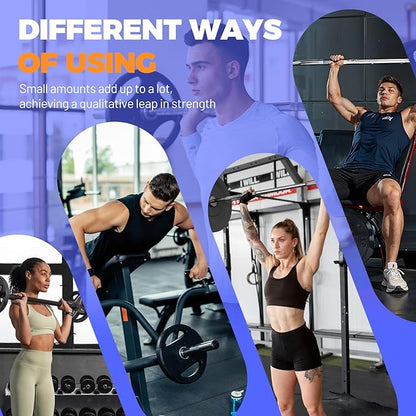 Egles Change Plates Set 1.25LB, 2.5LB, 5LB - Rubber-Coated Weight Plates in Pairs, Olympic Bumper Plates, Color-Coded, IWF Standard, Fit 2-Inch Barbells Strength Training Weight Plates Gym & Fitness