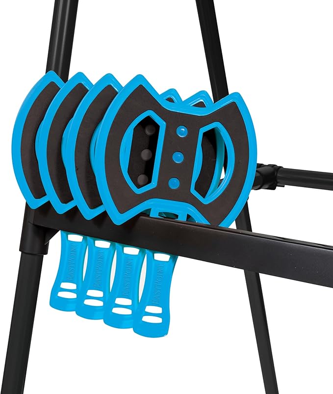 EastPoint Sports Axe Throwing Target Game - 5ft Tall Sturdy Steel Frame - Includes 8 Throwing Axes