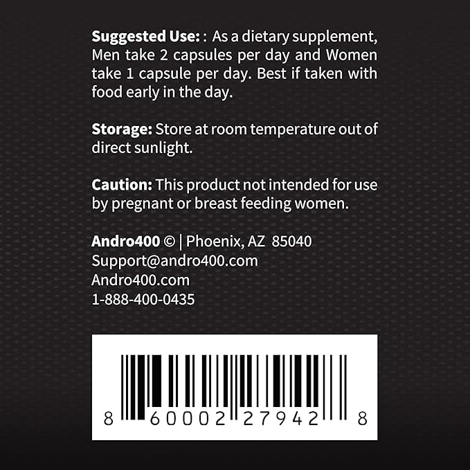 Testosterone Support for Men & Women ??Tongkat Ali, L-Arginine & L-Citrulline ??Energy, Vitality & Performance ??60 Capsules, 30-Day Supply