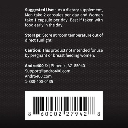 Testosterone Support for Men & Women ??Tongkat Ali, L-Arginine & L-Citrulline ??Energy, Vitality & Performance ??180 Capsules, 180-Day Supply