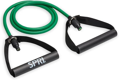 SPRI Xertube Resistance Bands with Handles – All Exercise Cords Sold Separately with Home Gym Workout Fitness Door Anchor Attachment Option