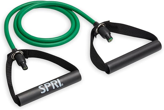 SPRI Xertube Resistance Bands with Handles – All Exercise Cords Sold Separately with Home Gym Workout Fitness Door Anchor Attachment Option