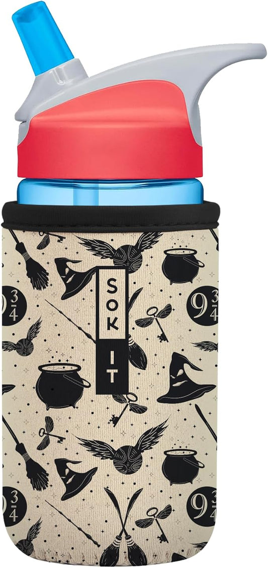 Sok It BotlSok Water Bottle Sleeve Insulated Neoprene Cover (Wizard's Walk, Fits 12oz CamelBak or Nalgene)