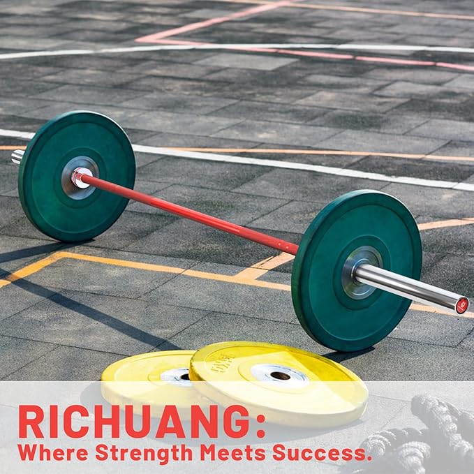 7ft Olympic Barbell, Weightlifting Barbell 28mm 45lb - 500/700/1000lbs Capacity with Smooth Spinning Sleeves, Olympic Bar Fits 2" Olympic Plates, for Snatch Clean Jerk - Home Gym Training