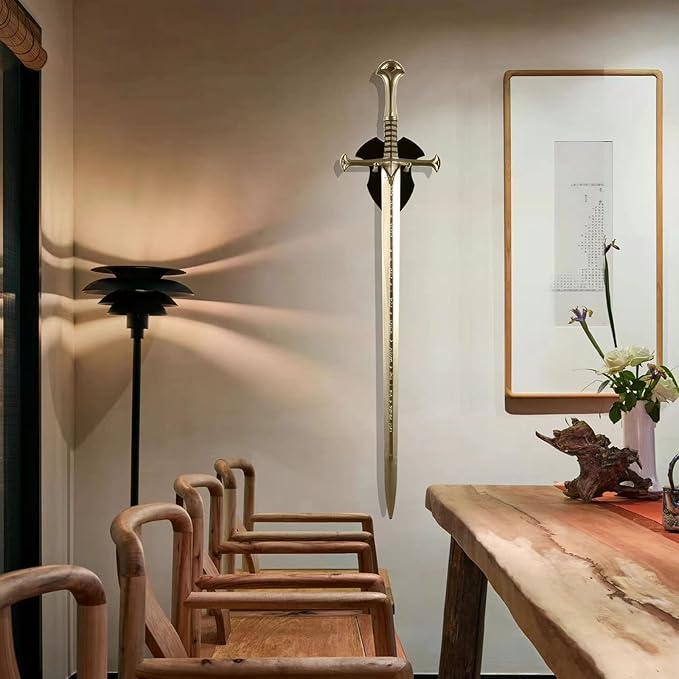 Sword Holder, Sword Wall Mount, Axe Holder, Vertical Display and Decoration