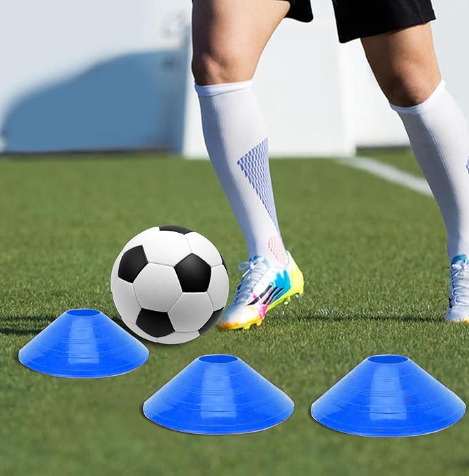 Adjustable Speed Training Hurdles Fitness & Speed Training Equipment with Agility Ladder - Plyometric Fitness & Speed Training – Hurdle/Obstacles for Soccer, Football, Track & Field