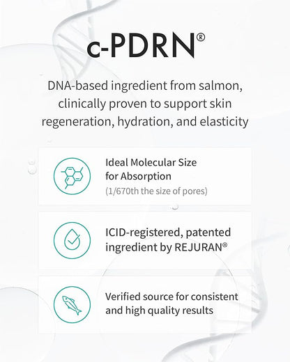 REJURAN® Turnover Mask, c-PDRN® (5ea) ??Original Salmon DNA for Firming, Hydration, Repairing & Revitalizing. Achieve Youthful, Radiant Skin. Korean Skincare. Ultra Microfiber Sheet Mask