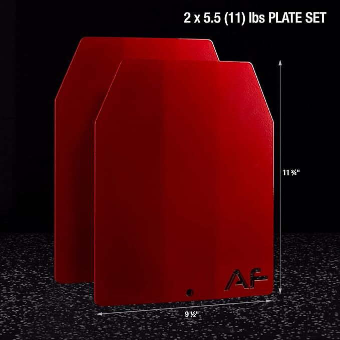 Weight Vest Plates for Tactical Weighted Vests ??WODs, Workout, Strength and Endurance Training, Running ??3D Curved Ergonomic Design ??Available 7LB/11LB/17LB/27LB