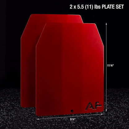 Weight Vest Plates for Tactical Weighted Vests ??WODs, Workout, Strength and Endurance Training, Running ??3D Curved Ergonomic Design ??Available 7LB/11LB/17LB/27LB