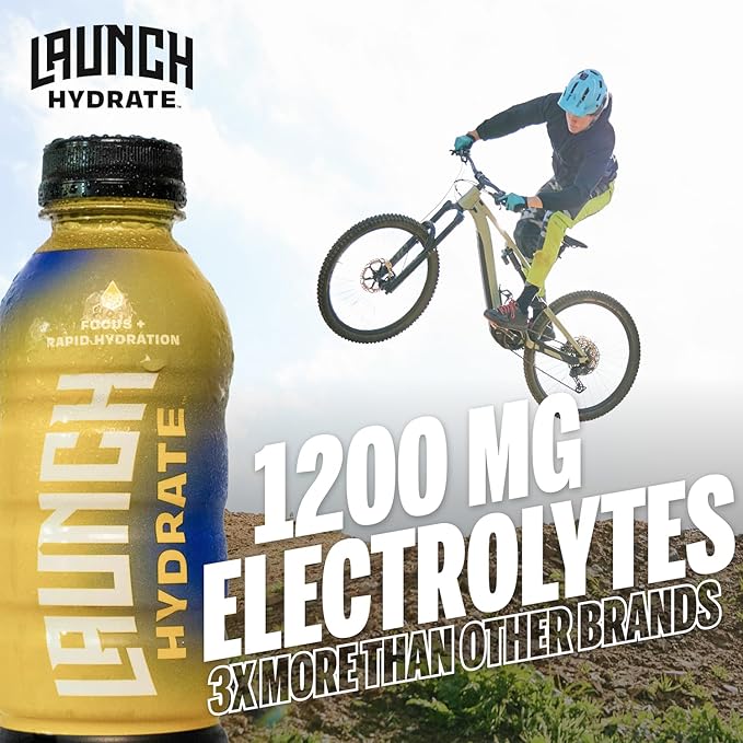 Sports Drink 12-Pack – Tropical Flavor – Real Cane Sugar, 3x Electrolytes, Cognizin for Focus, Natural Juice, No Artificial Dyes – Trusted by Perfect Game