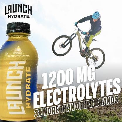 Sports Drink 12-Pack – Tropical Flavor – Real Cane Sugar, 3x Electrolytes, Cognizin for Focus, Natural Juice, No Artificial Dyes – Trusted by Perfect Game