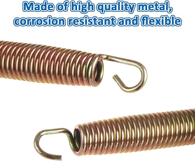 32PCS 6.5 Inch Trampoline Springs Replacement Trampoline Springs Heavy Duty Replacement Trampoline Parts Springs Universal Trampoline Accessories with T-Hook for Outdoor Trampoline