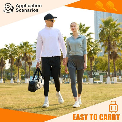 Portable Paddle Game with Net - Similar to Badminton, Tennis and Pickleball Set - Indoor & Outdoor Play Fun and Friendly Backyard Games for Family