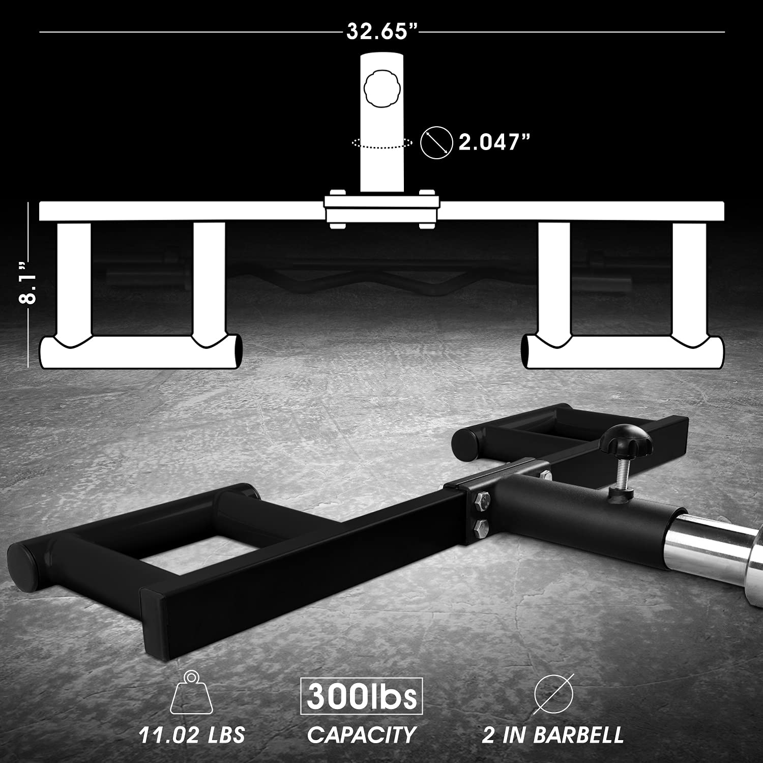 Yes4All Viking Press Attachment – Great Landmine Exercise Equipment for 2-Inch Olympic Barbell