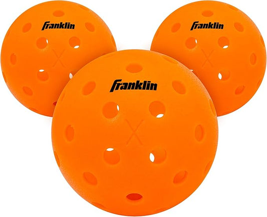 Franklin Sports X-40 Outdoor Pickleballs - Official Ball of USA Pickleball, APP Tour + US Open