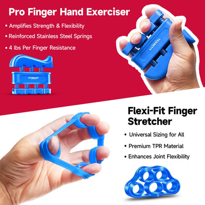 FitBeast Grip Strengthener Forearm Strengthener Hand Grips Strengthener Kit - 5 Pack Adjustable