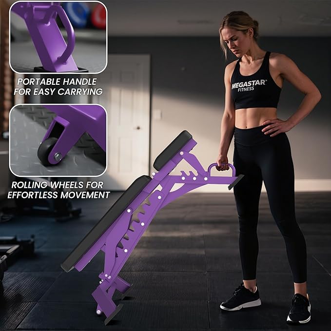 Adjustable Weight Bench, 1300lbs Capacity Heavy Duty Workout Bench for Home and Garage Gym, Multi-Position Backrest and Seat Strength Training Bench