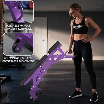 Adjustable Weight Bench, 1300lbs Capacity Heavy Duty Workout Bench for Home and Garage Gym, Multi-Position Backrest and Seat Strength Training Bench