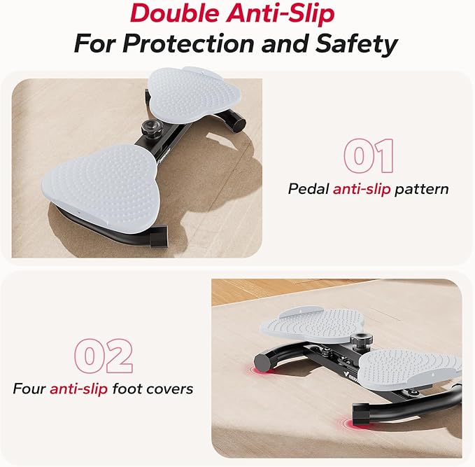 MERACH Waist Twister Machine, Ab Twist Board with 300 lbs Weight Capacity, Abs Workout for Slim Waist and Core Ab Exercise, Noiseless Home Gym Exercise Equipment for Women Men