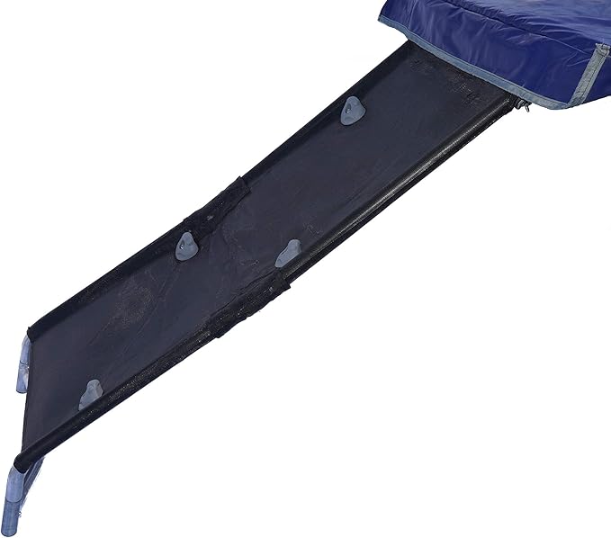 Trampoline Pro The Original Trampoline Slide and Climber Universal Trampoline Ladder Alternative Heavy Duty Steel Construction Fold and Stow Safely Easy to Climb & Slide