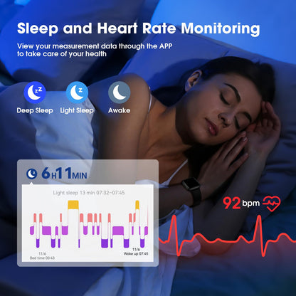 Fitness Tracker Watch with Heart Rate, Activity Tracker, Pedometer Watch
