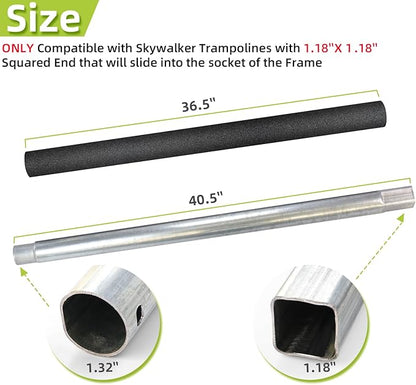 Trampoline Poles Replacement for Skywalker Or Jumpzylla,Galvanized Trampoline Enclosure Pole for Skywalker or Jumpzylla,Replace Parts#4201 4202 4135 OR for Jumpzylla 8ft 10ft&12ft 14ft