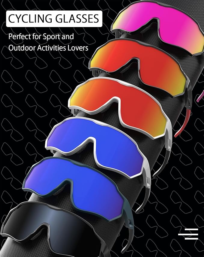 BEACOOL Polarized Running Sunglasses for Men Women UV400 Protection TR90 Sport Sunglasses for Fishing Cycling Baseball