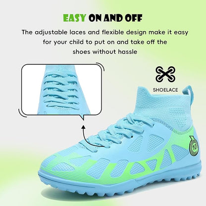 Soccer Cleats Kids Boys Girls Athletic Outdoor Football Shoes