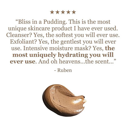 Enzyme and Acid Facial Pudding | Natural Cleansing and Masking | Raw Organic Honey, Silver, White Halloysite Clay, and Aromatic Plant Oils with Natural Exfoliating Acid | The Honey Mud | 100 ml