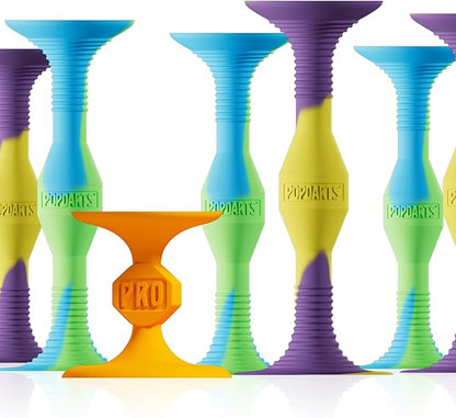 Popdarts PRO Pack Game Set (Wigglenobber Target Marker) - Indoor, Outdoor Suction Cup Throwing Game - Competition with a POP