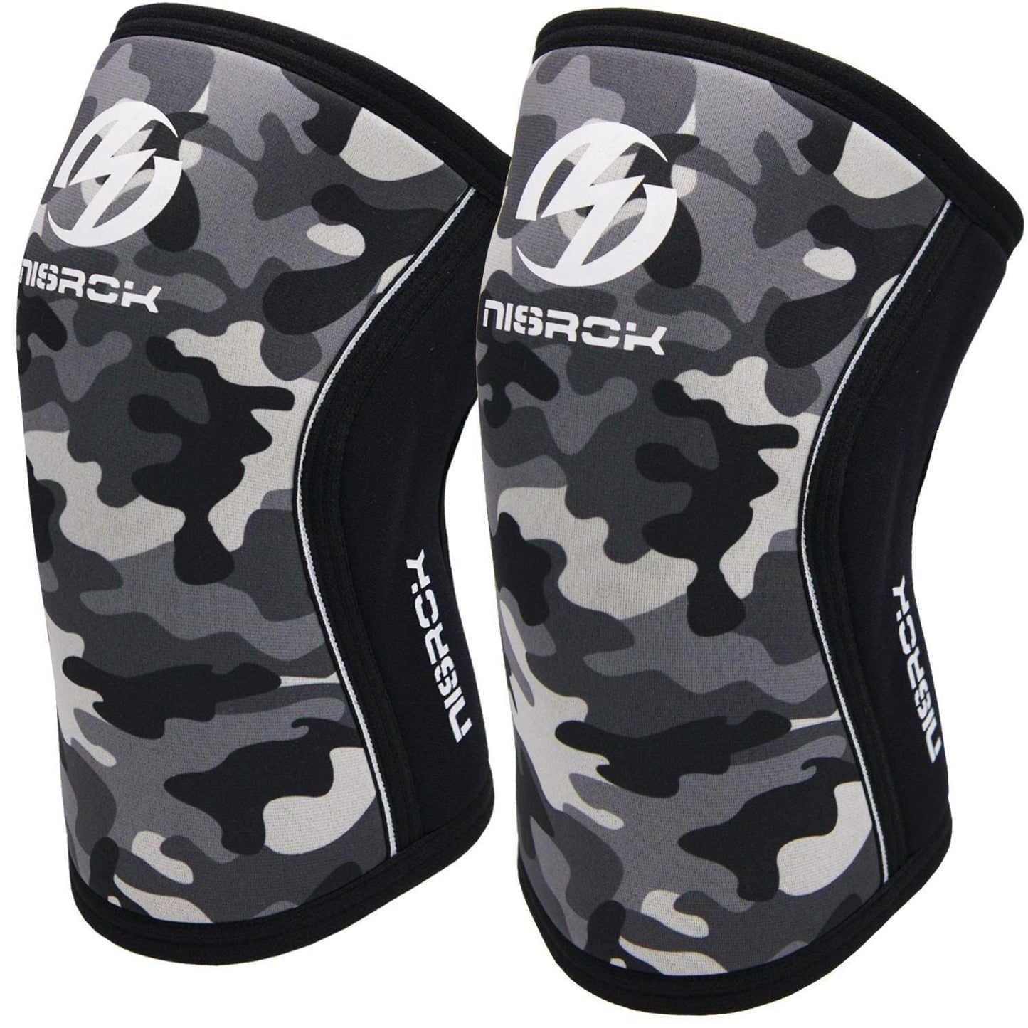 Knee Sleeves (1 Pair), 7mm Neoprene Compression Knee Braces, Great Support for Cross Training