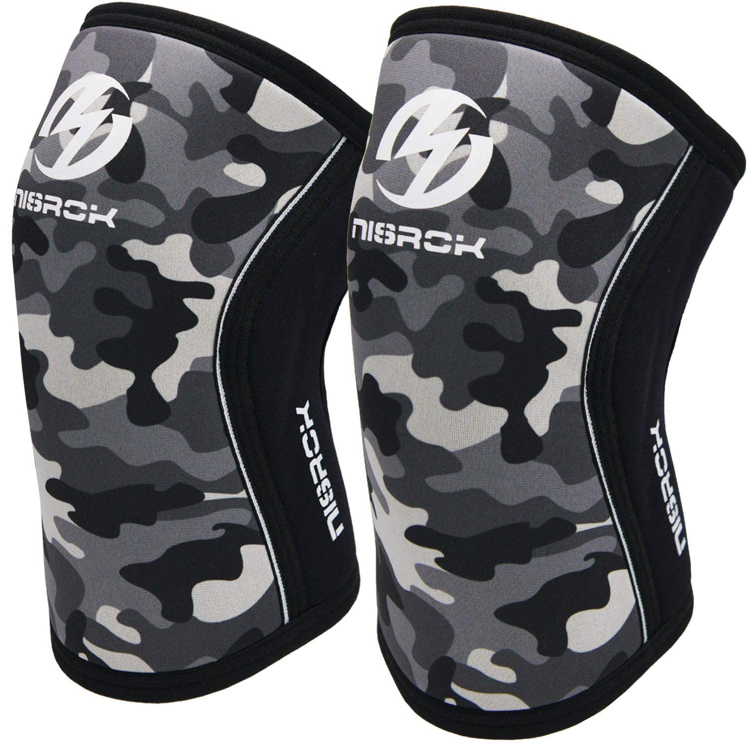 Knee Sleeves (1 Pair), 7mm Neoprene Compression Knee Braces, Great Support for Cross Training