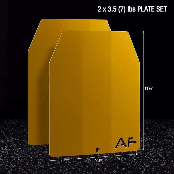 Weight Vest Plates for Tactical Weighted Vests ??WODs, Workout, Strength and Endurance Training, Running ??3D Curved Ergonomic Design ??Available 7LB/11LB/17LB/27LB