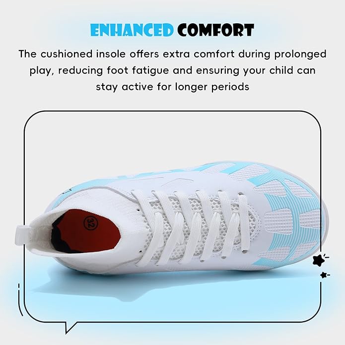 Soccer Cleats Kids Boys Girls Athletic Outdoor Football Shoes